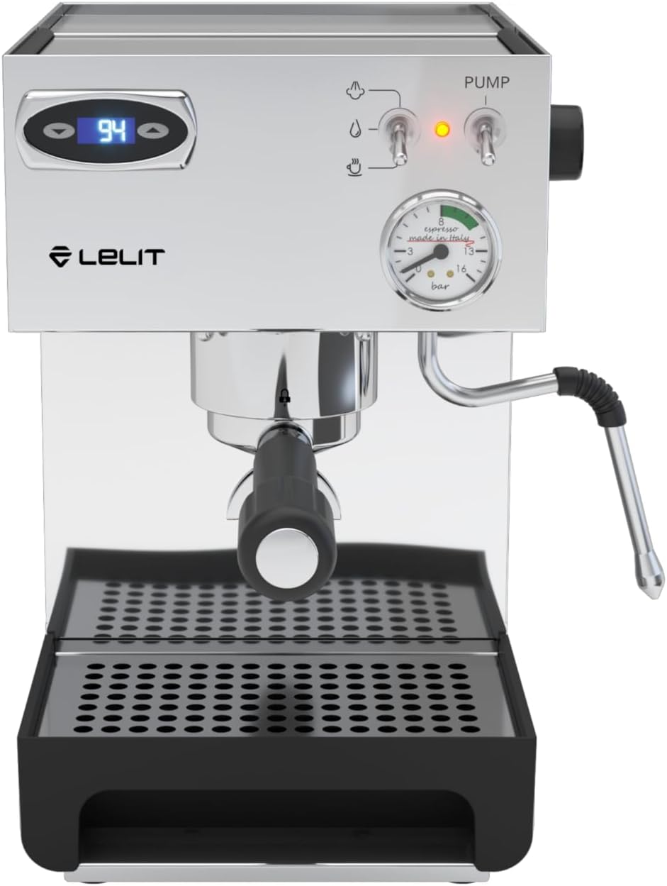 Lelit, Macchina da caffè, PL41TEM, 1000 W, 2.7 Litri, Argento, acciaio inox