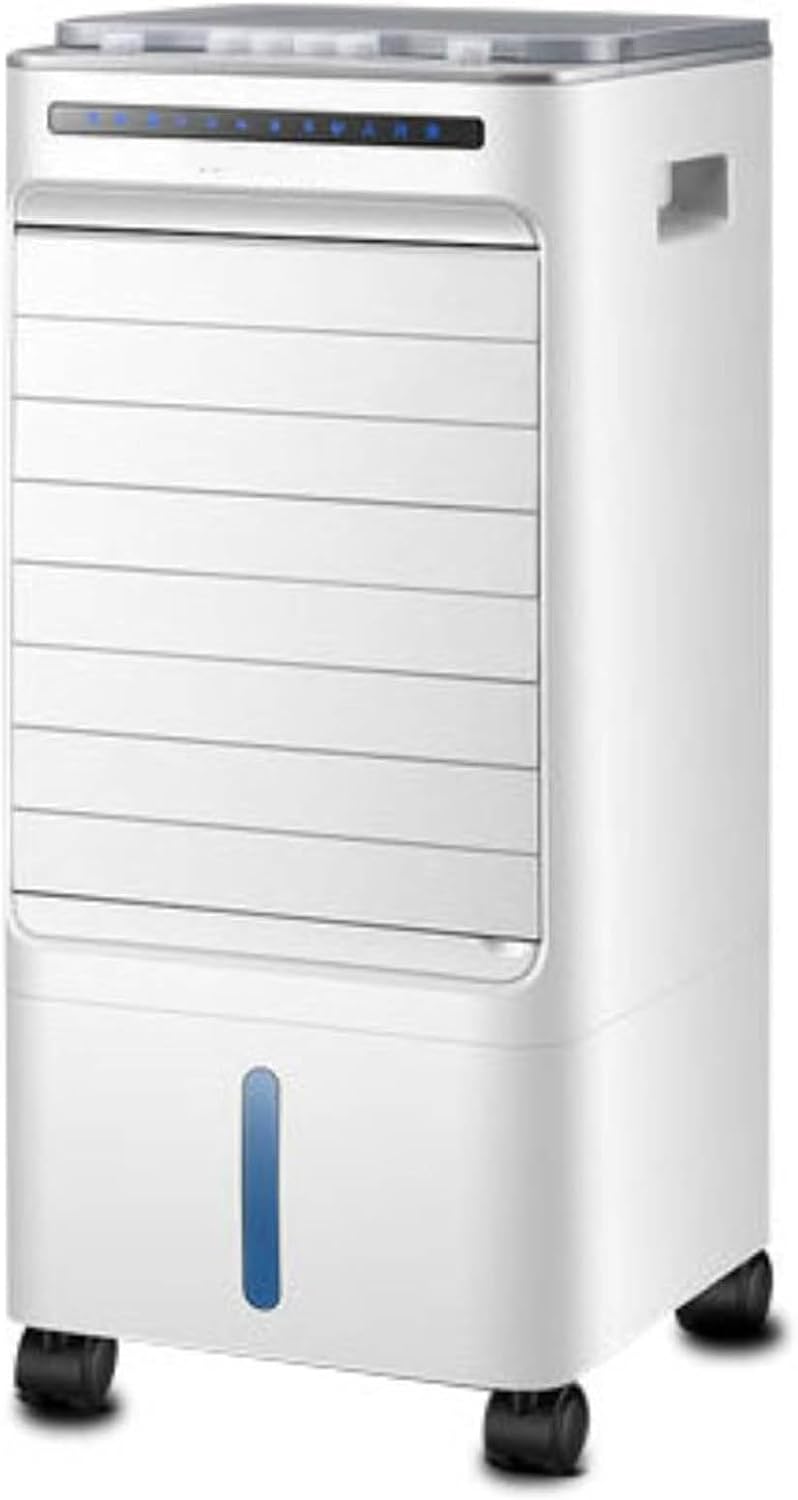 Condizionatore portatile, 5 Litri, 7.000 BTU, Bianco, vano contenitore, telecomando, 3 in 1
