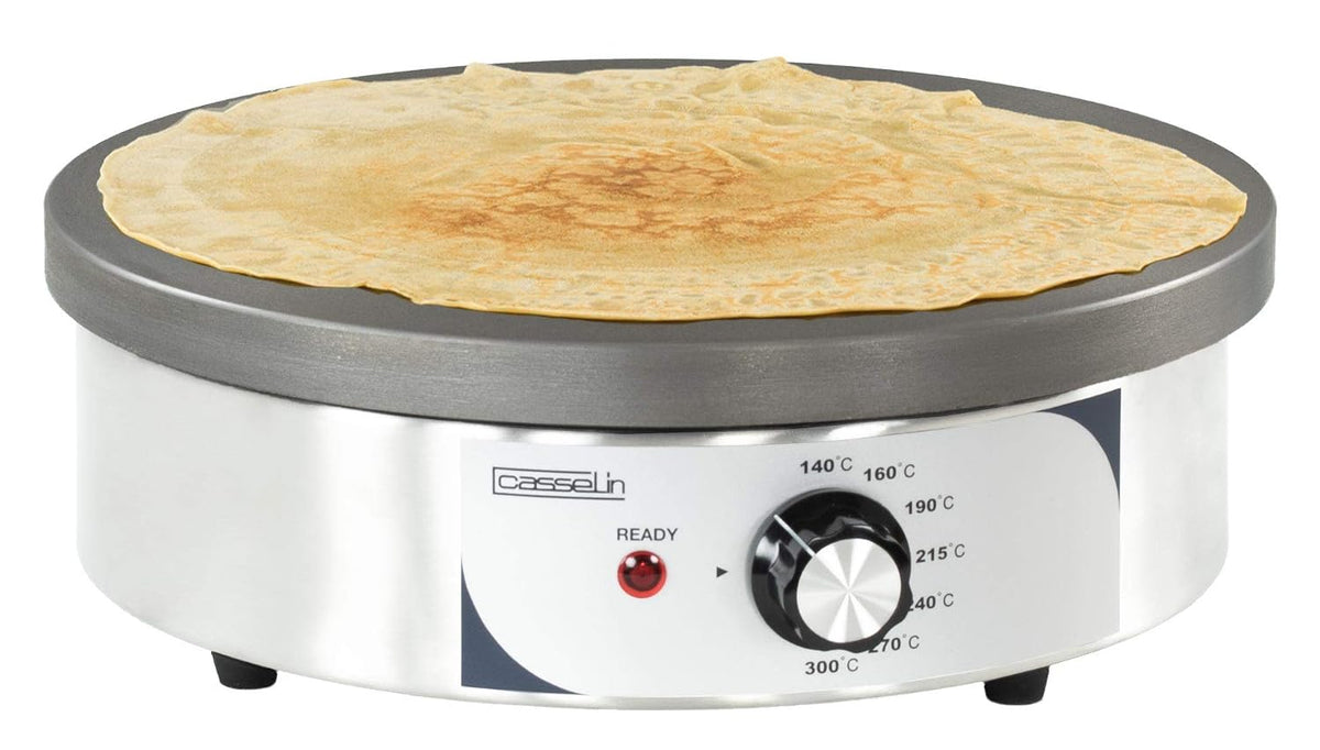 Casselin, Crepiere elettriche, CCR35EF, 35 cm, 2200 W, 230 V, Nero