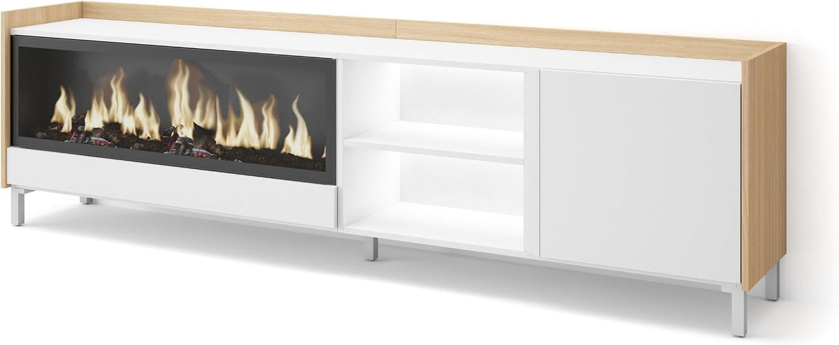 Skraut Home, Smart TV, 103 cm, 50 cm, 35 cm, Nero, alluminio, illuminazione LED, telecomando