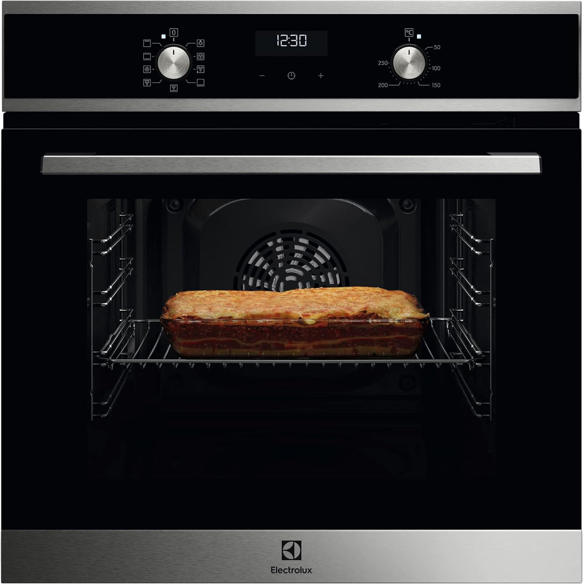 Electrolux, Forno elettrico, EOF5H40BX, 72 L, 300°c, Argento, illuminazione LED, timer, funzione grill