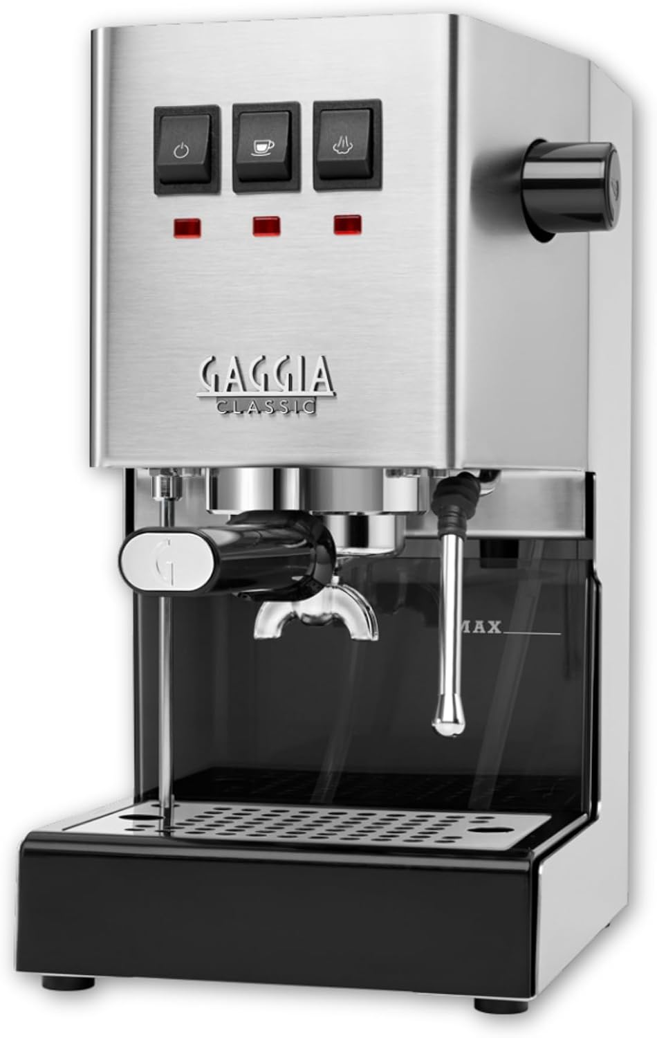 Gaggia, Macchine per espresso a vapore, Nero, acciaio inox
