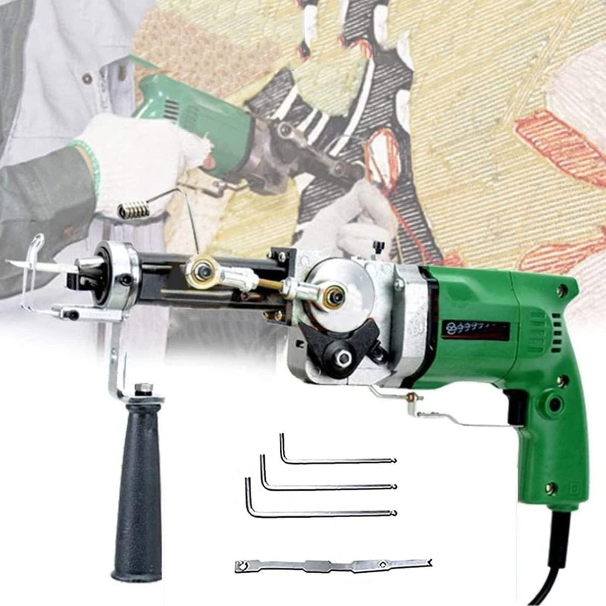 Macchina da ricamo, CICOLO, 19 mm, 240 V, 240 W, Nero, 2 in 1