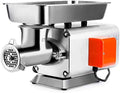 Tritacarne, 750 W, 1400 giri/min, Argento, acciaio inox