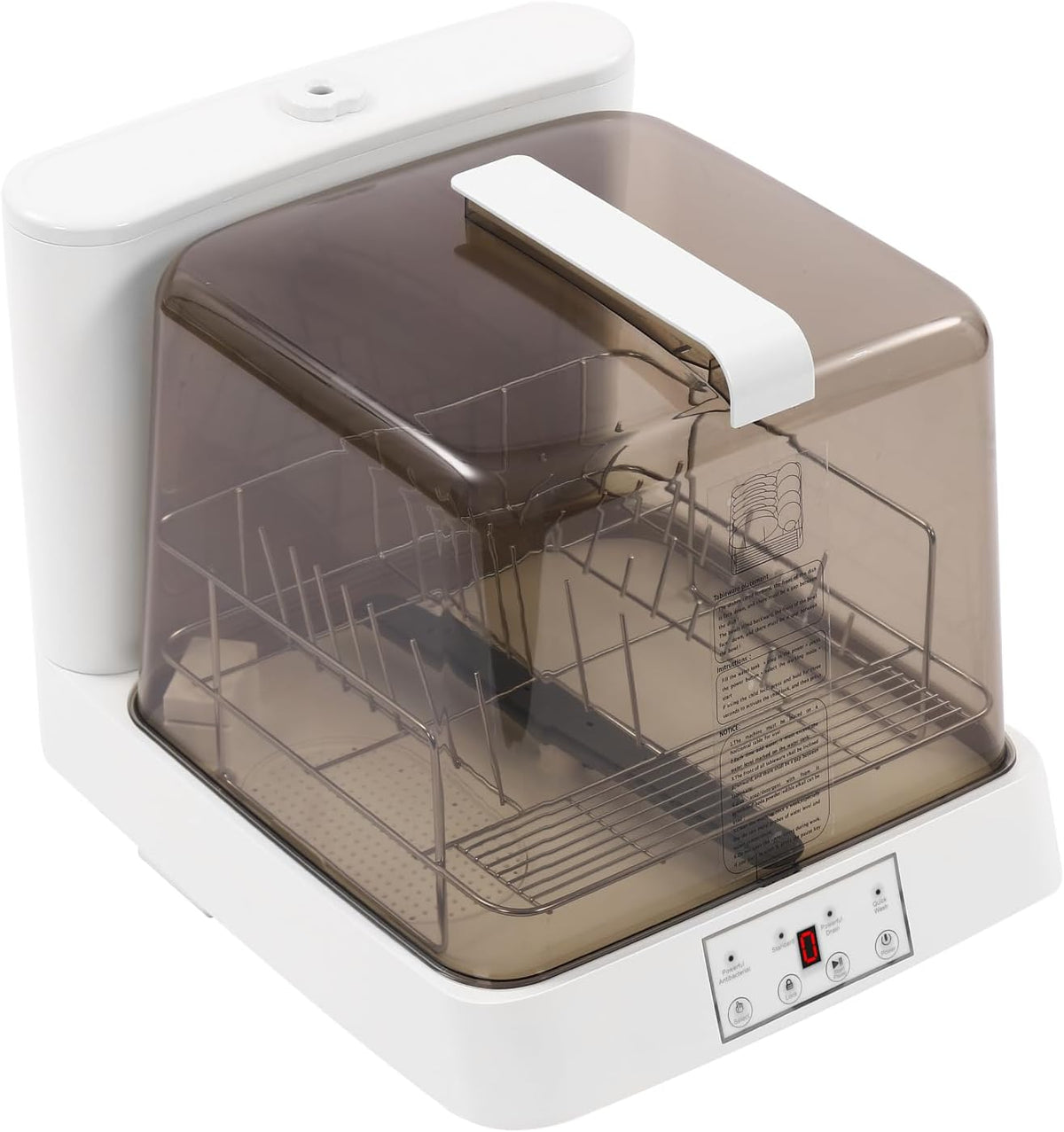 Tavolo, ZENGRICE, 800 W, 240 V, 56 x 45 x 48 cm, Bianco