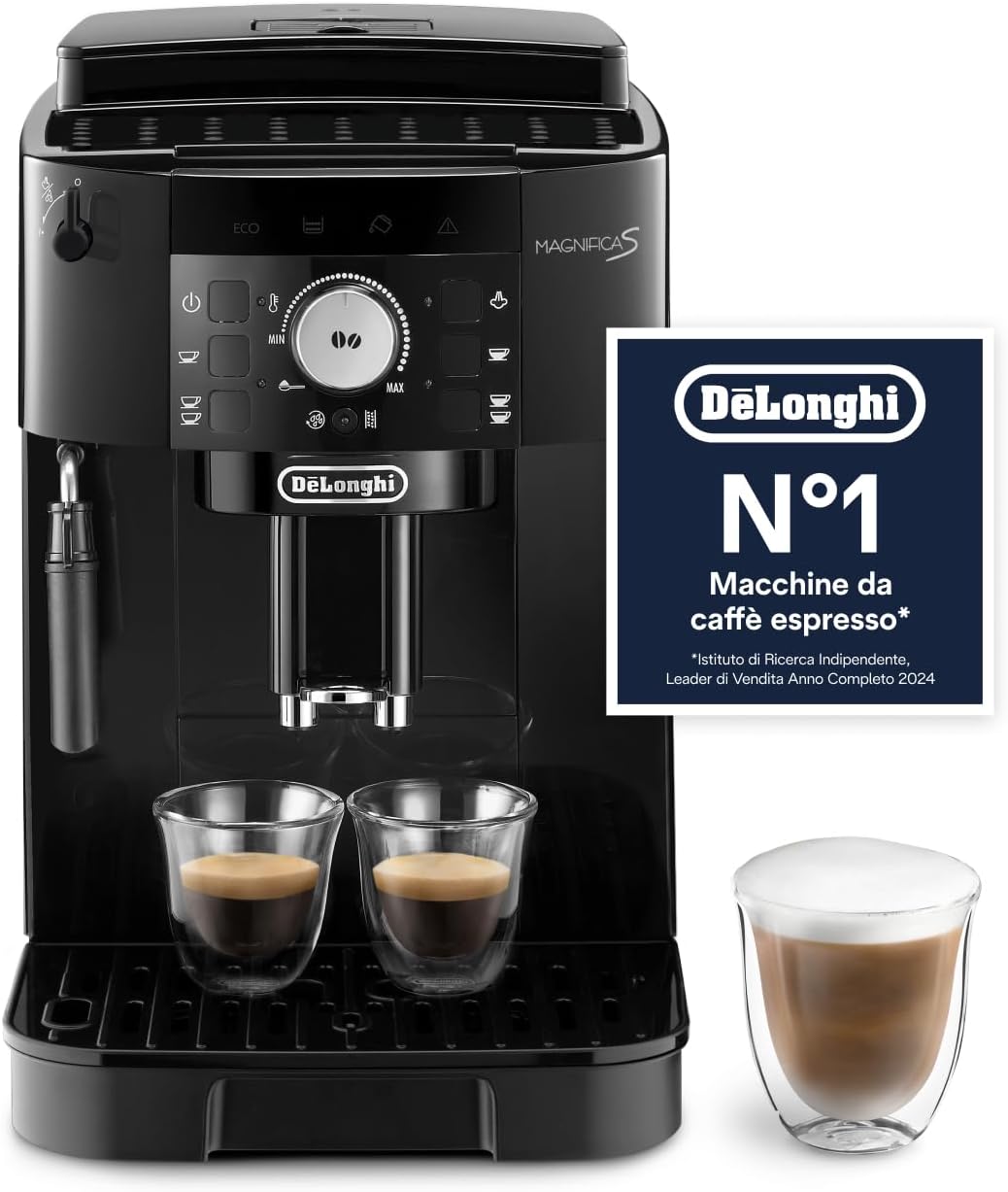 Macchina da caffè, ECAM11.112.B, De'Longhi, Nero/Argento, spegnimento automatico
