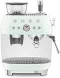 Smeg, Macchina da caffè, EGF03PGEU, 1 L, 1350 W, 240 V, Verde, acciaio inox, vano contenitore