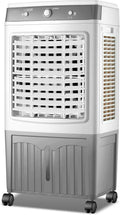 Raffrescatore evaporativo, 40 Litri, Bianco, telecomando, timer