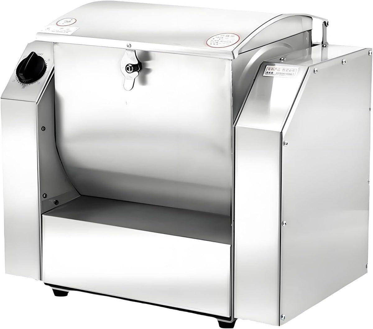 AityBuy, Impastatrice planetaria, 1100 W, 3 KG, 220 V, Argento, acciaio inox, vano contenitore