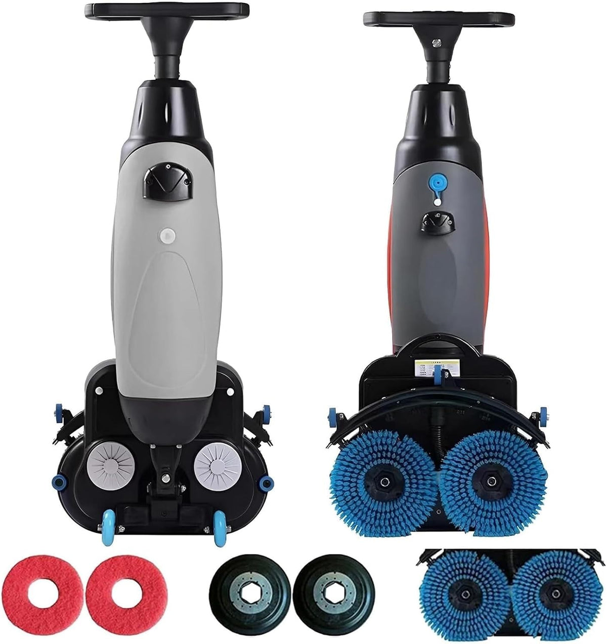 HYHDDM, Lavapavimenti, 430 mm, 450 mm, 250 W, Nero, funzionamento senza fili