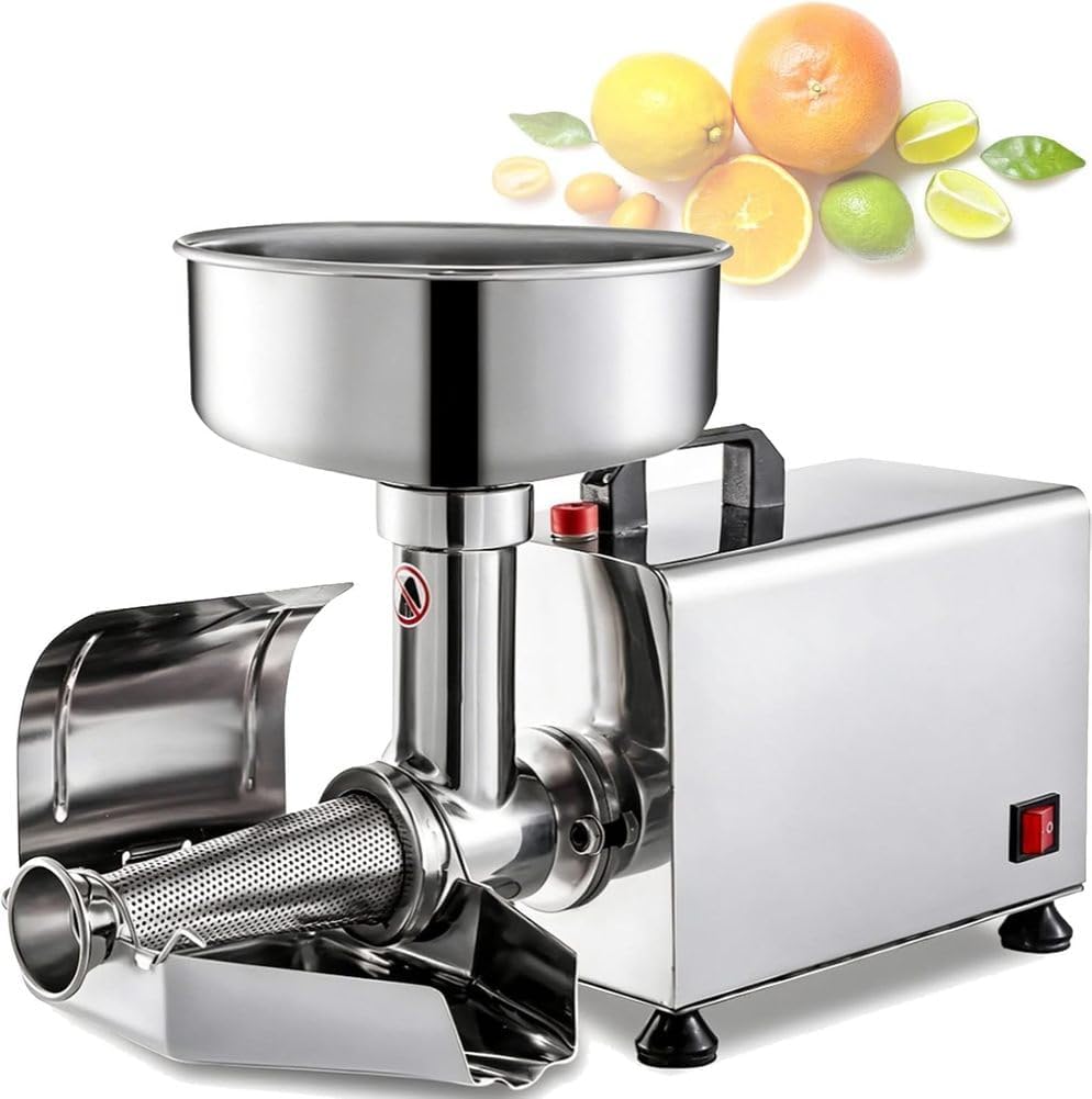TPTAWF, Passaverdura, 450 W, 53 × 25 × 33 cm, 110 V, Nero, acciaio inox, vano contenitore