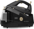 BLACK+DECKER, Ferri a caldaia, BXSS2400E, 2400 W, 150 g, 7 bar, Nero, spegnimento automatico