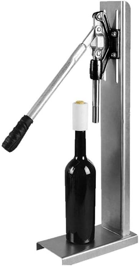 Tappi versatori da vino, 9,5 × 24 × 63 cm, 3,5 kg, Argento, acciaio inox, altezza regolabile