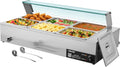 VEVOR, Scaldavivande, 1500 W, 30-85°C, Argento, acciaio inox