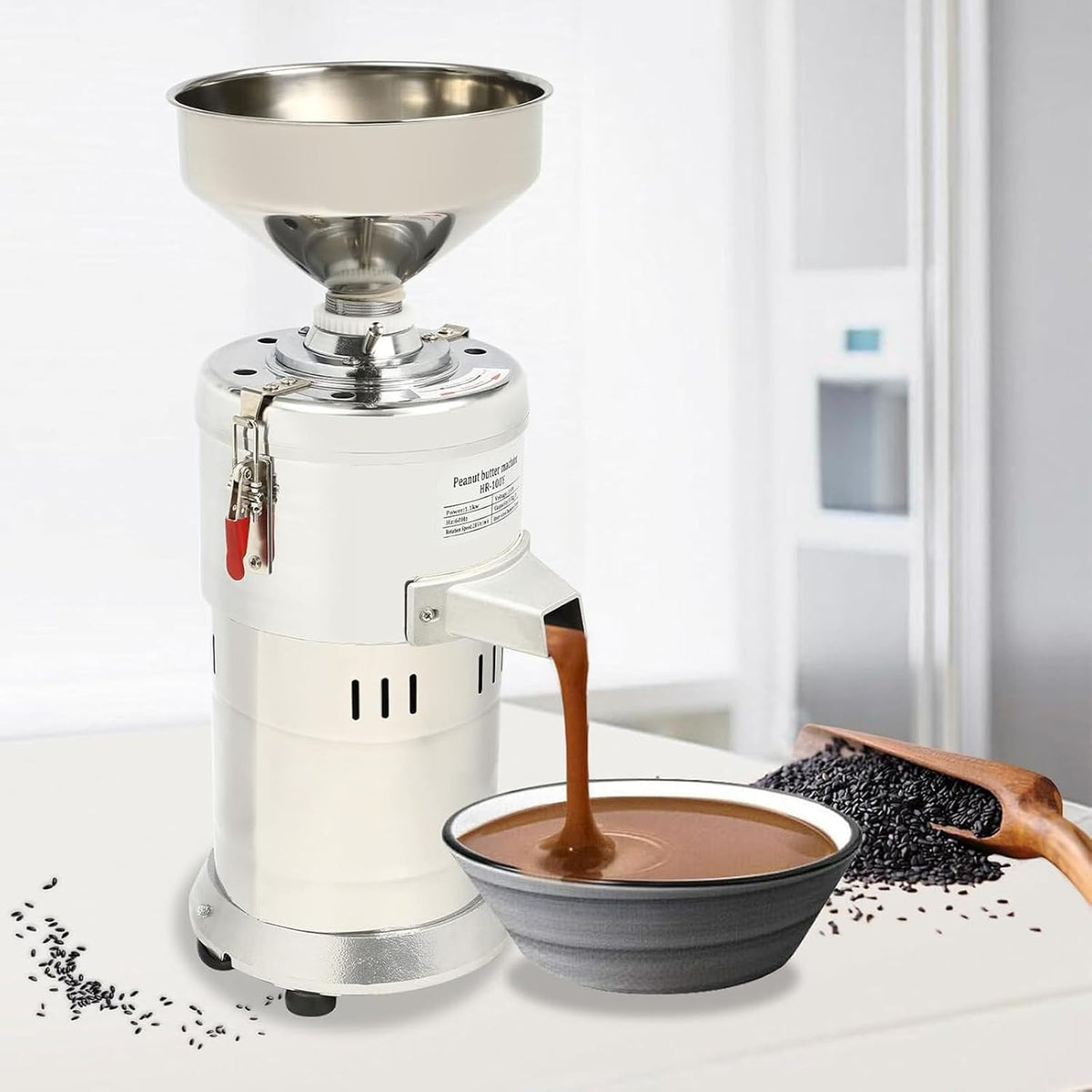 Apparecchi di miscelazione, GTHTUHFD, 1100 W, 2850 giri/min, 15 kg, Nero, acciaio inox