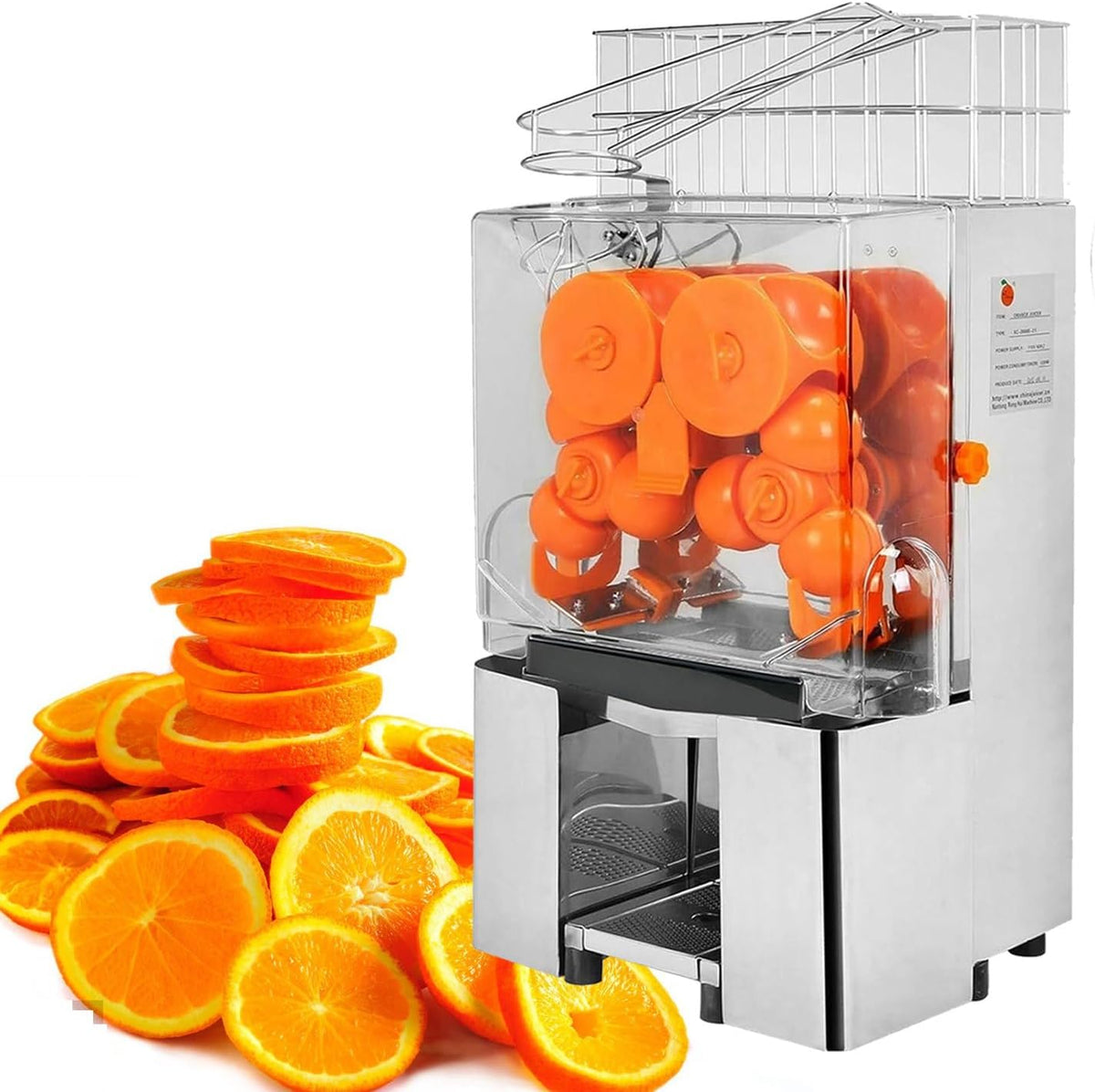 DHMYYXGS, Estrattori succo albero singolo masticatori, 120 W, 45x34x78,5 cm, 110 V, Nero, acciaio inox