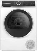 Bosch, Asciugatrice, 9 kg, 84,2 x 59,8 x 61,3 cm, 59 dB, Bianco, illuminazione LED, Wi-Fi, autopulizia, pompa di calore