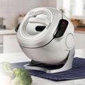 GmpTzitzith, Robot da cucina, 6 litri, Nero, acciaio inox, autopulizia