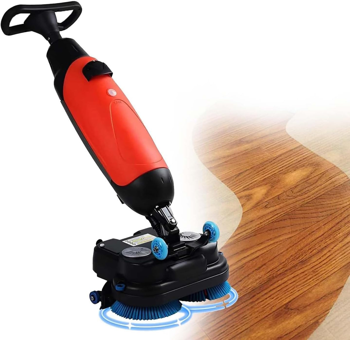 Lavasciuga, 36 V, 10,5 Ah, 43 cm, Rosso, funzionamento senza fili