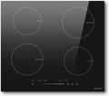 NOXTON, Piano cottura a induzione, V-240, 7200 W, 60 cm, 220 V, Nero, timer