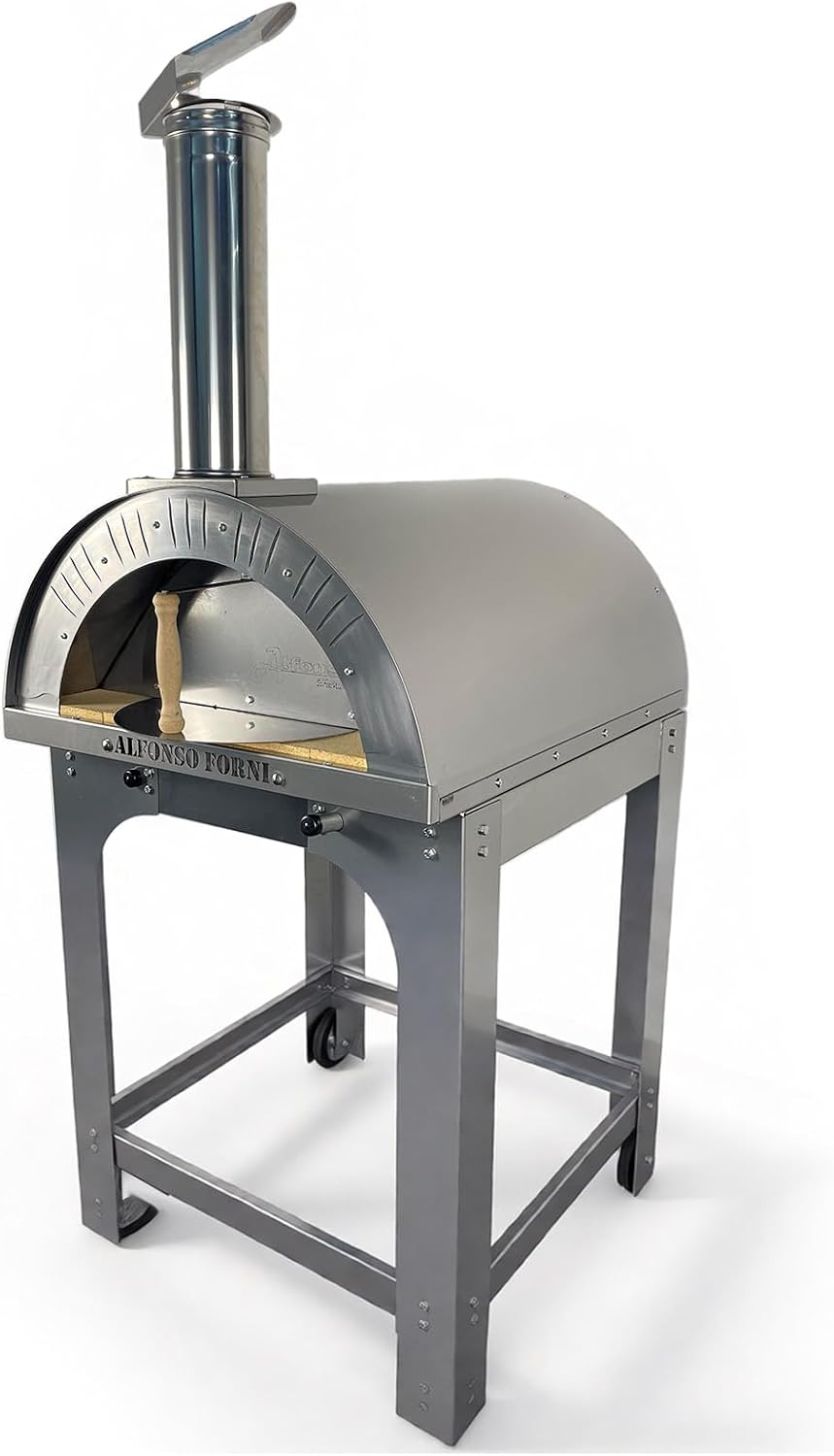 Alfonso Forni, Forno elettrico, 3 cm, 67 cm, 500°C, Argento, acciaio inox