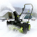 Frese da neve, zhenmaster, 50 Cm, 54 x 52,5 x 40,5 cm, 40 V, Nero, illuminazione LED, funzionamento senza fili