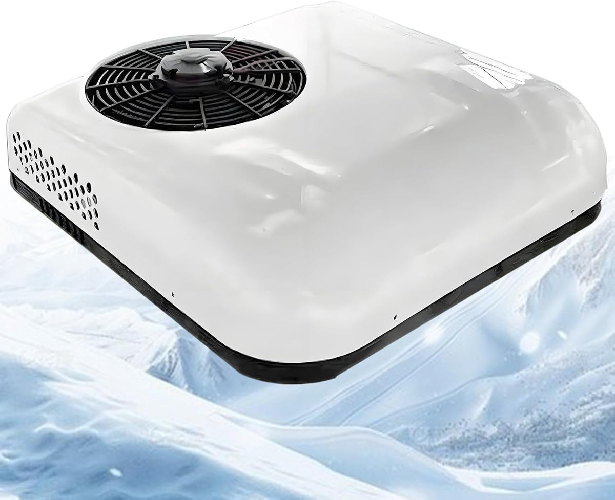 ExoticaBlend, Condizionatore, 12 V, 450 m³/h, 850 W, Bianco, telecomando, motore inverter