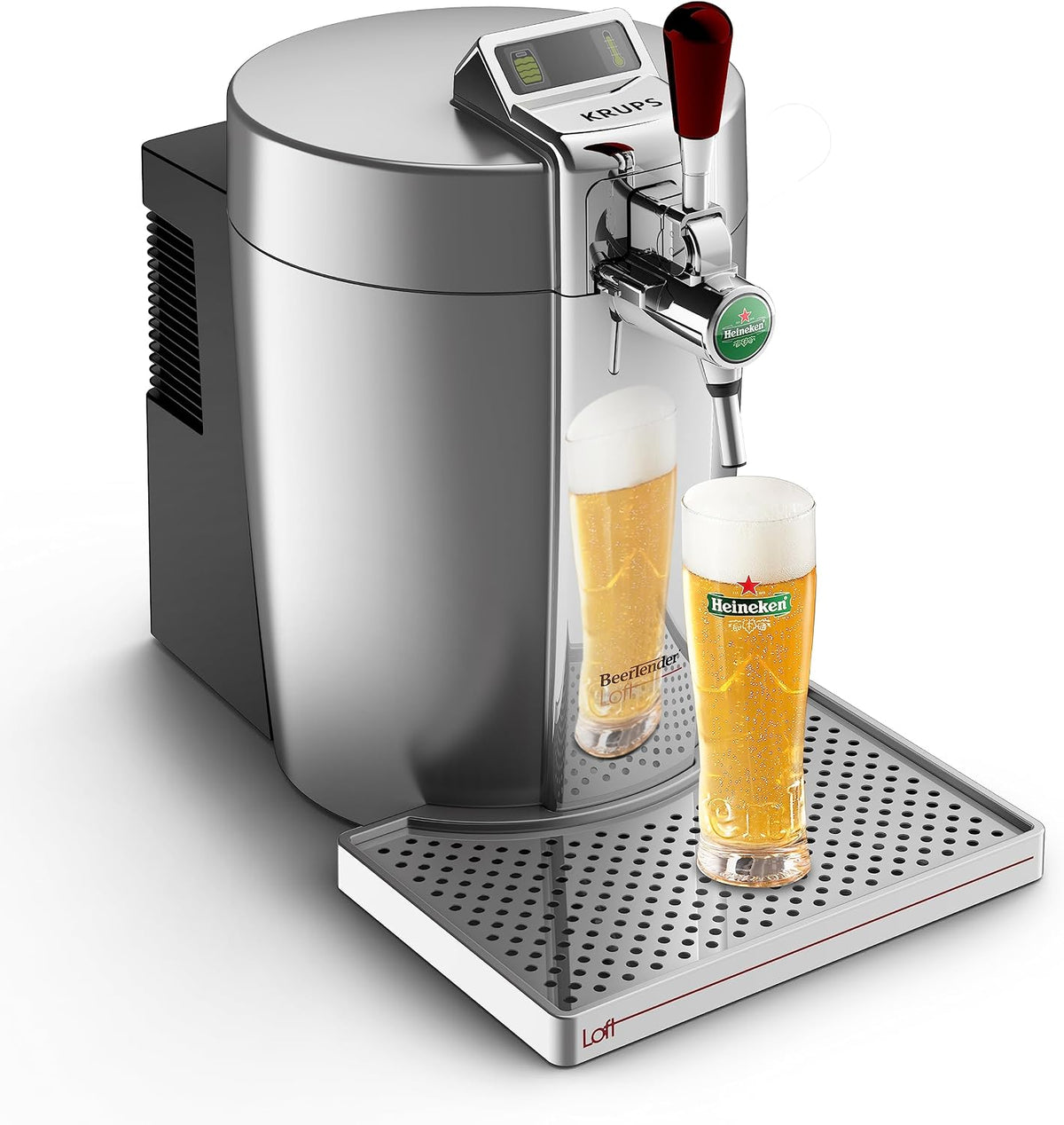 KRUPS, Spillatori per birra, 4 °C, 5 L, Argento