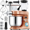 KESSER, Robot da cucina, 5,5 l, 26 cm, 240 V, Nero, acciaio inox, 3 in 1