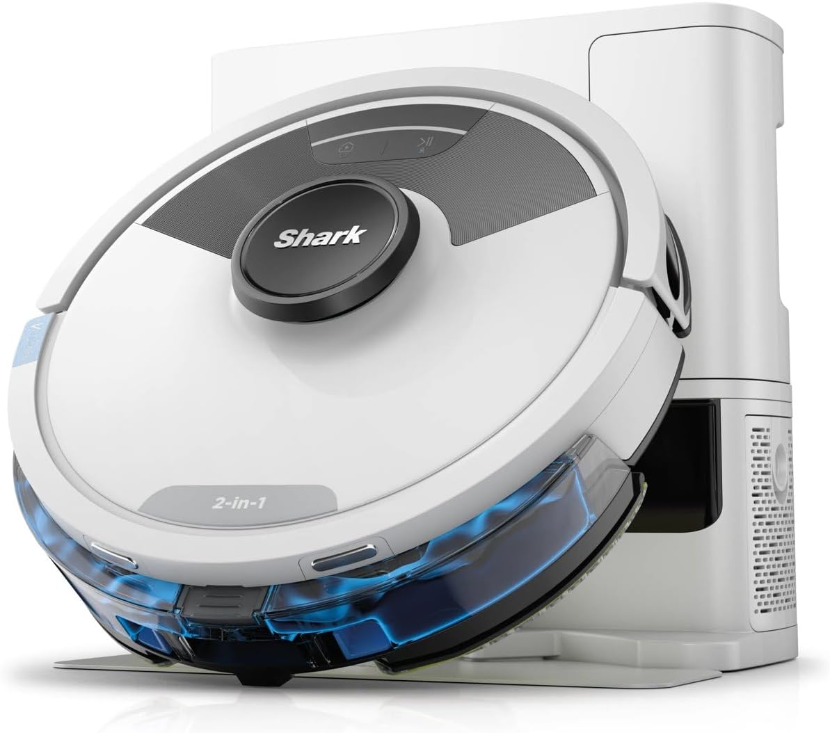 Shark, Robot aspirapolvere, RV2620WAEUWH, Nero, 2 in 1
