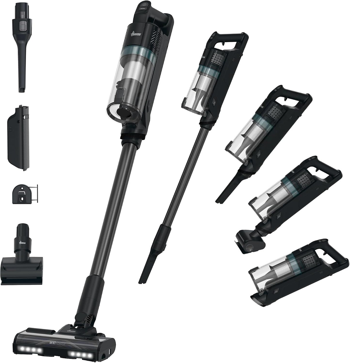 Hoover, Aspirapolvere, HF1, 200 w, Nero, funzionamento senza fili
