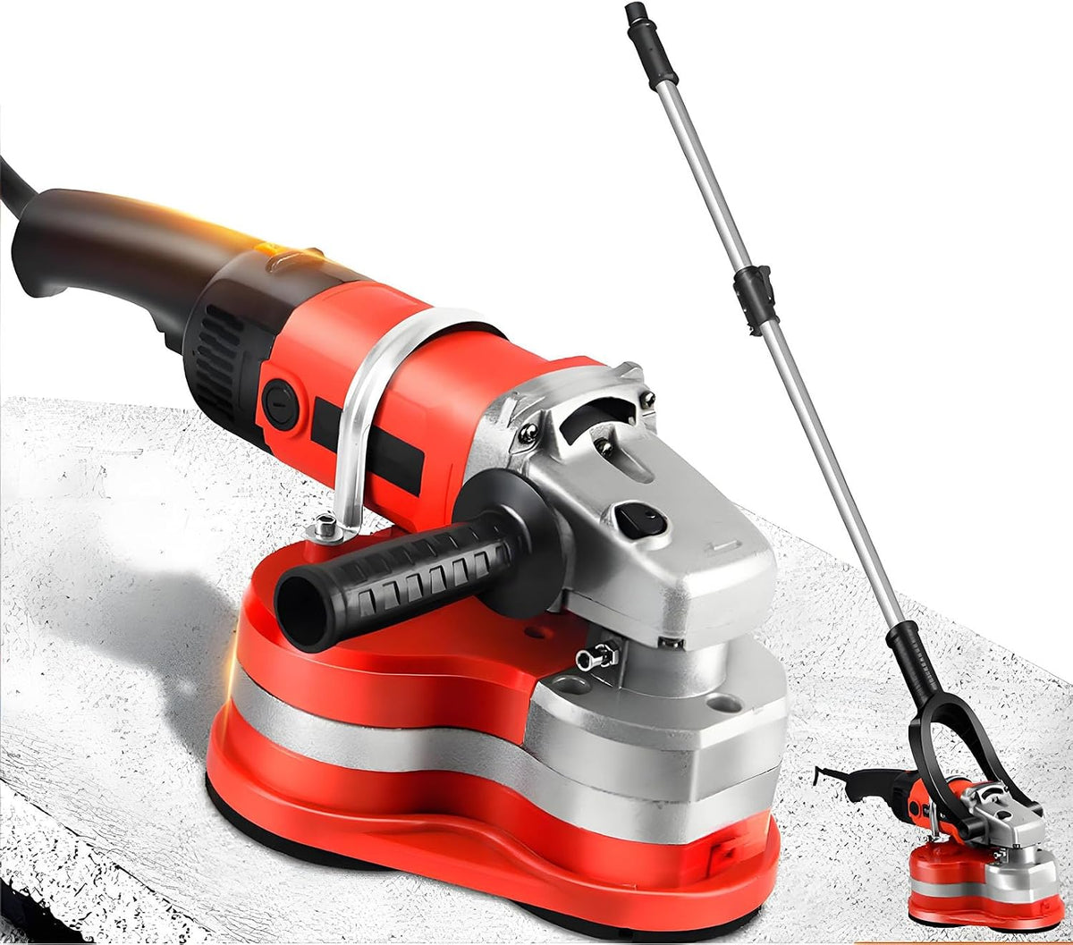 SHENGSHIYU, Lucidatrici per pavimenti, 3800 W, 2800 giri/min, 20 cm, Argento, acciaio inox