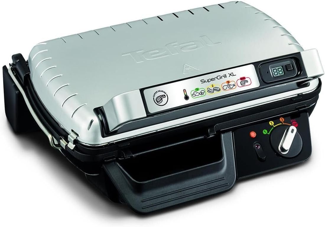 Tavolo, GC461B, Tefal, 2400 W, Nero, funzione grill