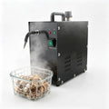 GESAIDES, Pulitore a vapore, 2 litri, 1300 W, 4 kg, Argento/Nero, acciaio inox