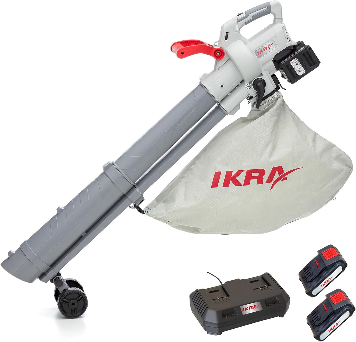 IKRA, Soffiatori per foglie, 20 V, Nero, 3 in 1