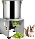 DUMIPME, Robot da cucina, 1800 W, 110 V, 30 x 30 x 55 cm, Argento, acciaio inox