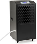GYMAX, Deumidificatore, 0-24H, 118 L, 42x42,5x81,5 cm, 35°C, Nero, timer