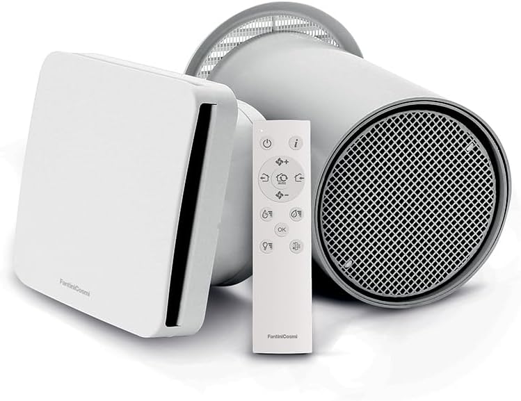 Fantini Cosmi, Ventilatori bagno, AP19989, 100 mm, 160 mm, 230 V, Nero