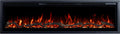 Emotion Flame, Camino elettrico, 1800 W, 35 cm, 240 V, Grigio, illuminazione LED, telecomando, timer, protezione dal surriscaldamento