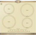 Kaiser, Piano cottura a induzione, 60 cm, 56,0 x 49,3 cm, 3,6 kW, Nero