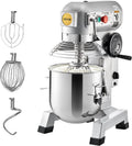 VEVOR, Impastatrice planetaria, 850 W, 14 kg, 17 L, Nero, acciaio inox, spegnimento automatico