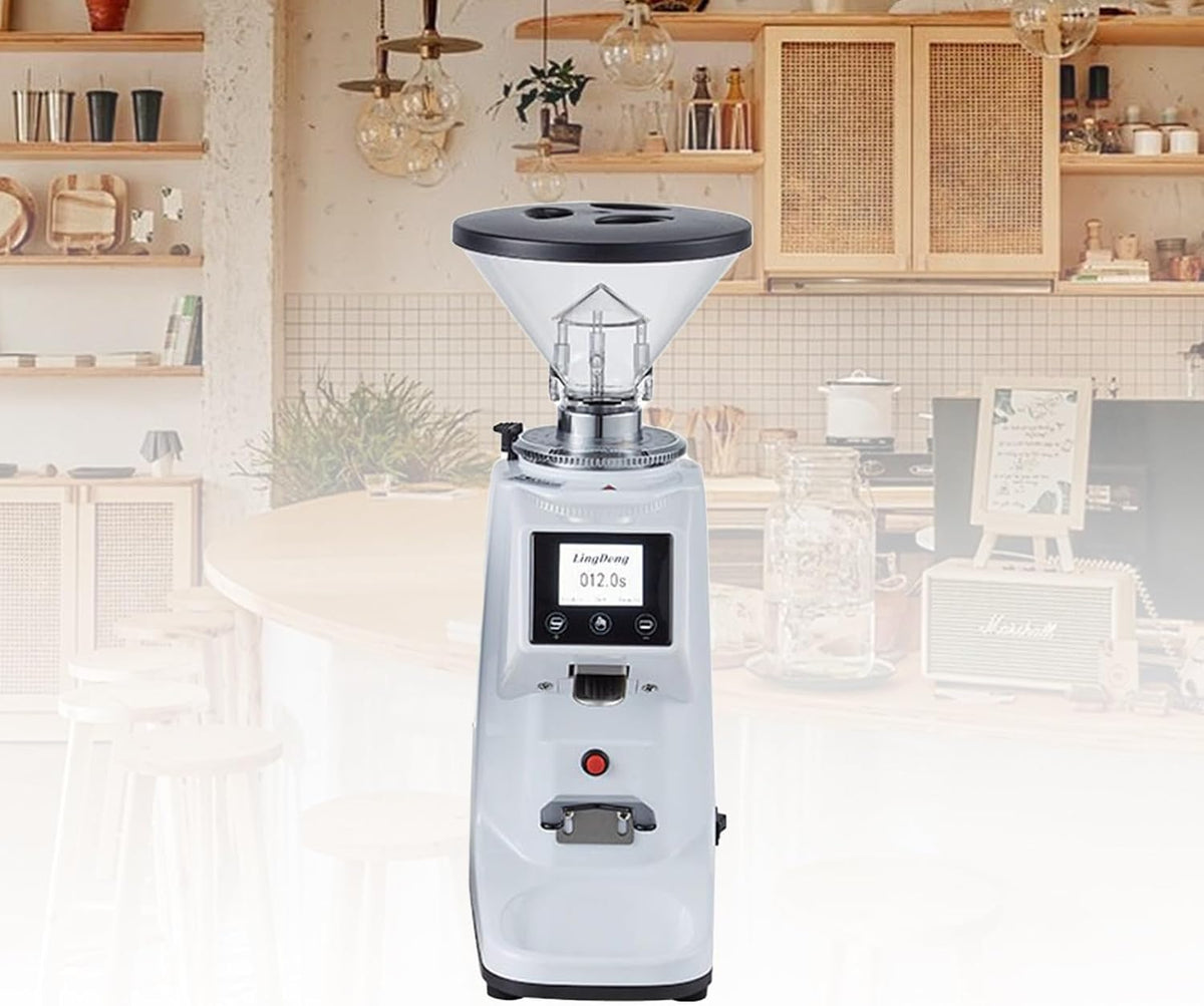 Macinacaffè elettrici con lama, VUNHEX, 22 x 14 x 37,5 cm, 250 g, 60 mm, Nero/Argento, alluminio, vano contenitore, timer