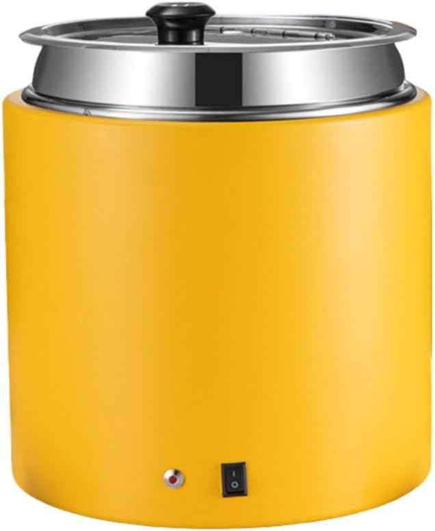 Scalda zuppe, AIZYR, 10 litri, 30 cm, 11,8 pollici, Giallo, acciaio inox