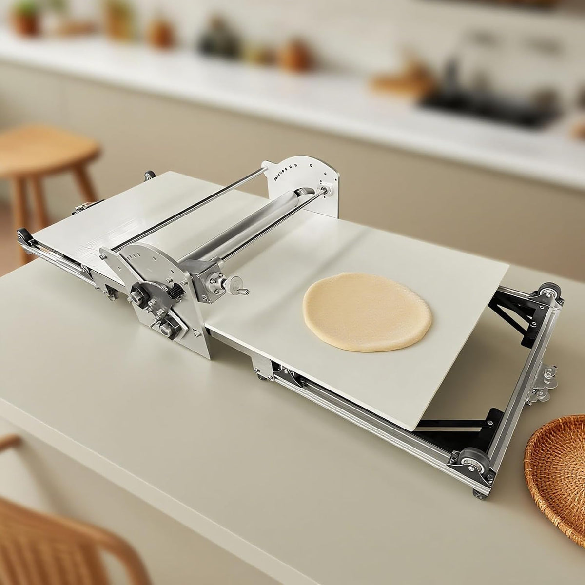 GESAIDES, Macchine per la pasta elettriche, 1000 × 450 mm, 110 V, 60 W, Argento, acciaio inox