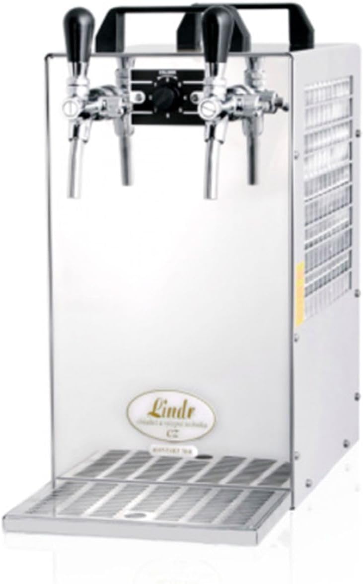 ich-zapfe.de, Spillatori per birra, 70/K, 90 Litri, 245x340x435 mm, 2,7 bar, Nero, acciaio inox