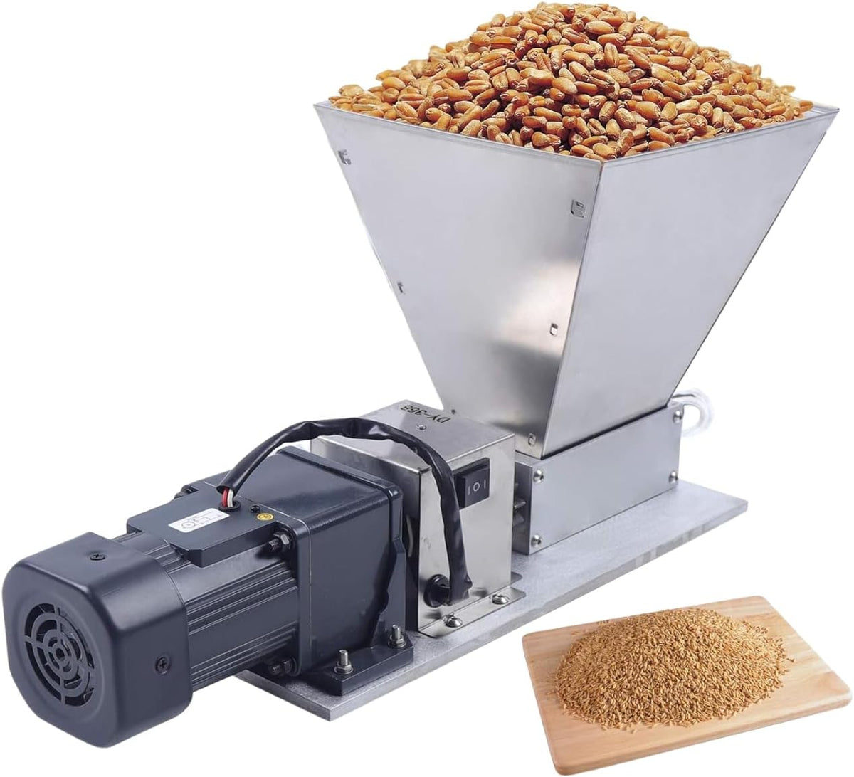InSyoForeverEC, Macinini, 4 L, 20 kg, 2,5 mm, Nero, acciaio inox