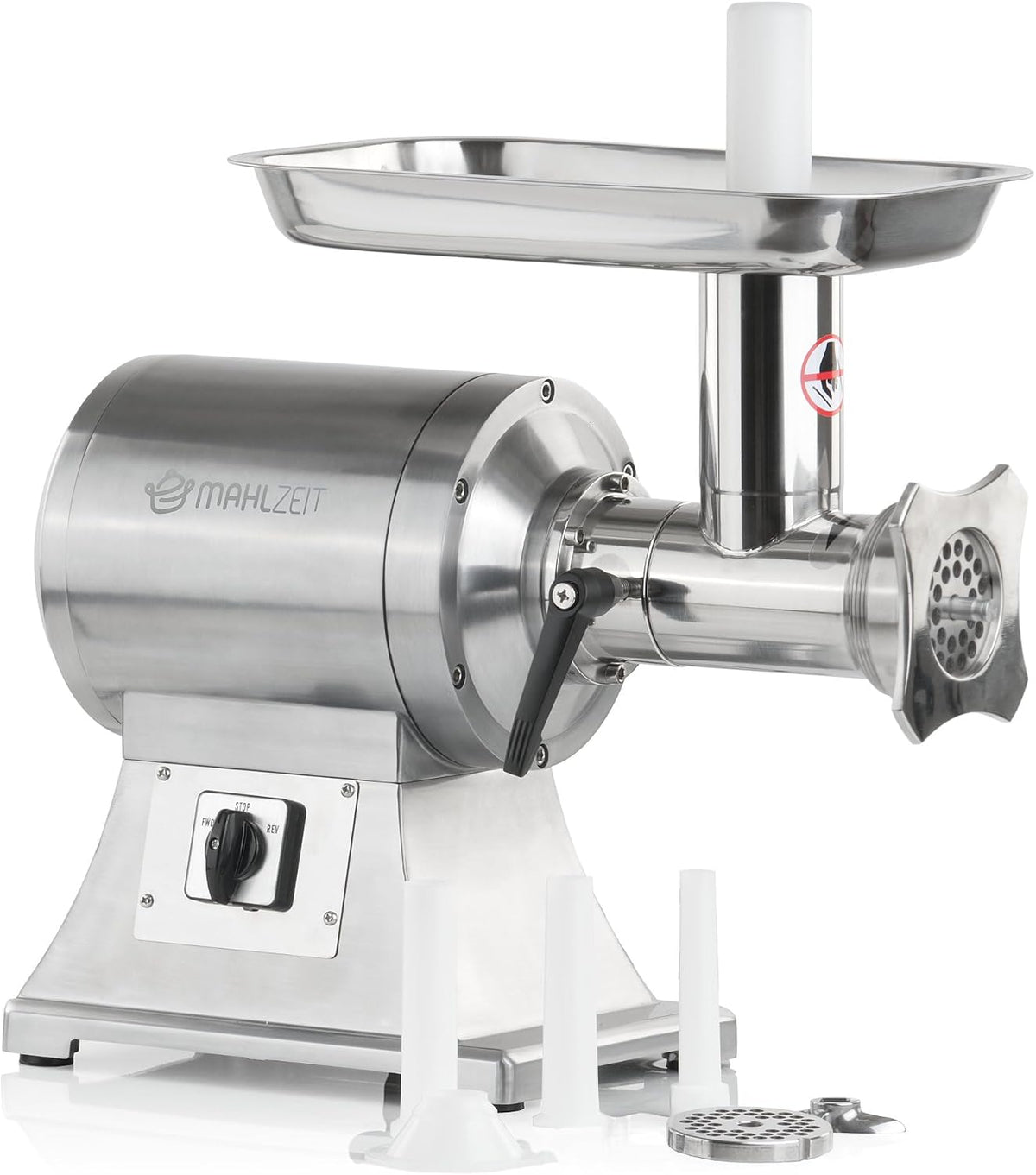 Mahlzeit, Tritacarne, 650 W, 150 kg, 40 cm, Argento, acciaio inox