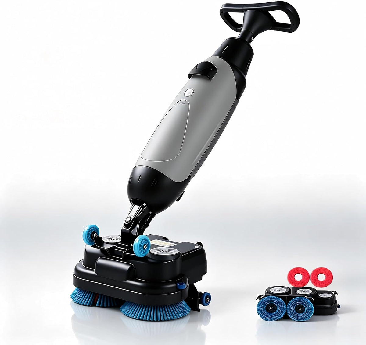 HYHDDM, Lavapavimenti, 43 cm, 430 mm, 17 pollici, Nero, funzionamento senza fili