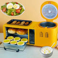 Forno elettrico, 8 litri, 51 x 24 x 21 cm, 600 W, Nero/Argento