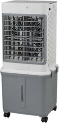 Raffrescatore evaporativo, 32 Litri, Bianco, telecomando, timer